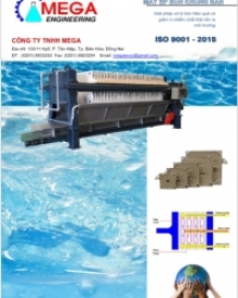 Catalogues máy ép bùn khung bản ( filterpess )