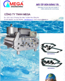 Catalogues Máy Ép Bùn Băng Tải (belt press filter )