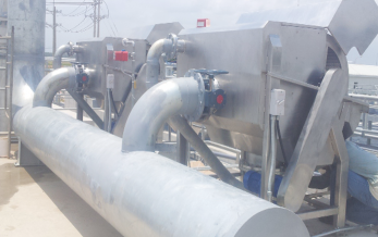 Máy tách rác trống quay